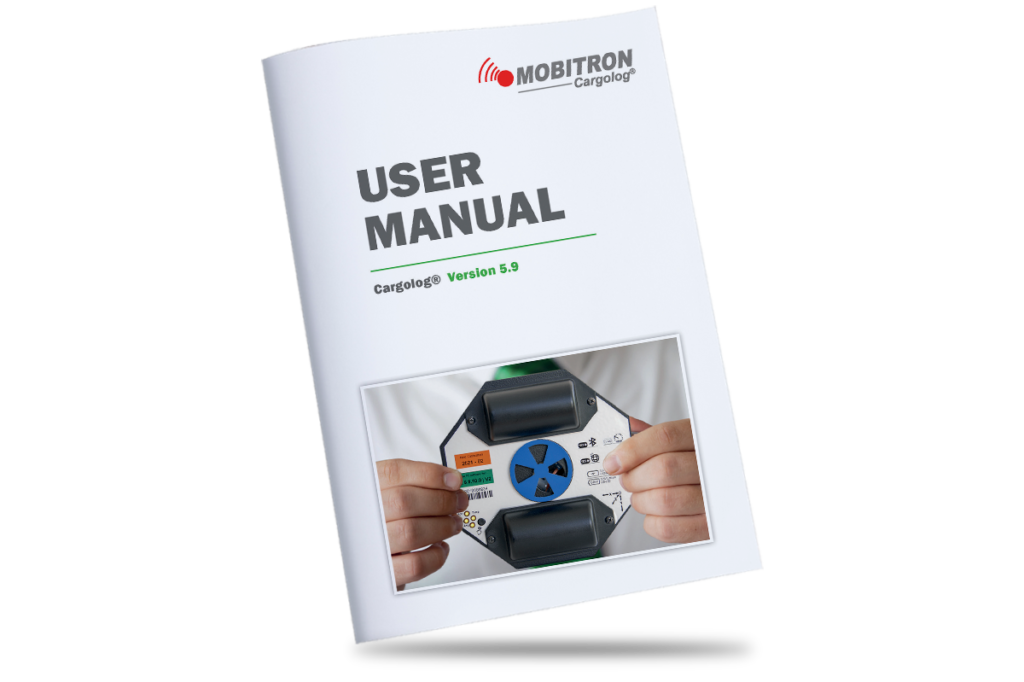 Picture of document User Manual Cargolog 2nd Gen version 5.9